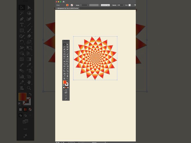 Spiral Pattern in Illustrator #MasteringIllustrator
