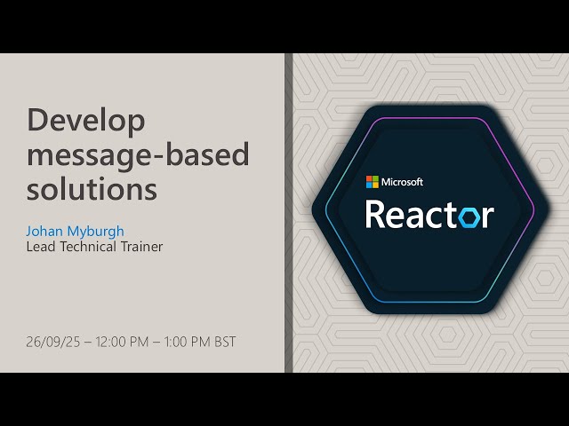 Develop message-based solutions
