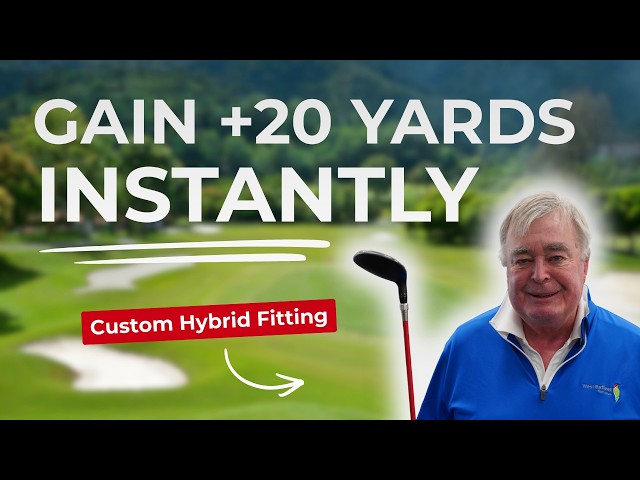 Can We Fix The HUGE Yardage Gap? Custom Hybrid Fitting