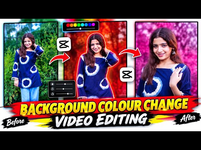 Background Colour Change Video Editing | CapCut Background Color Change Tutorial | Hindi