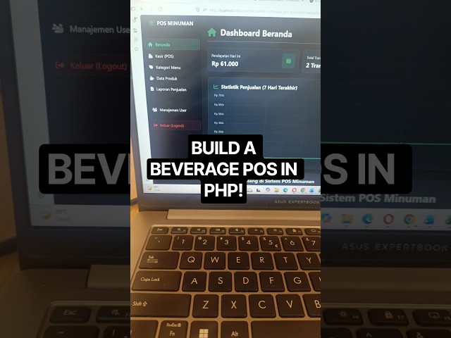 Build a Beverage POS & Sales Dashboard with PHP & MySQL | Full Business Management System