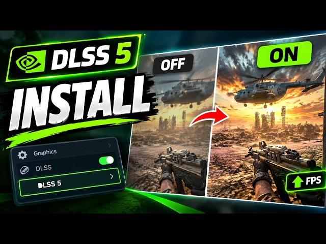 How To Install DLSS 5 in Any Games | (Easy Method) Neural rendering