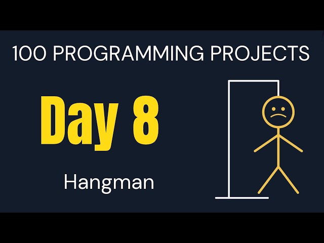 Hangman Game in Python (Tkinter Tutorial) — Day 8/100