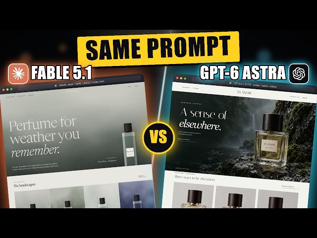 I Gave GPT-6 Astra and Fable 5.1 the SAME Prompt (3D Website)