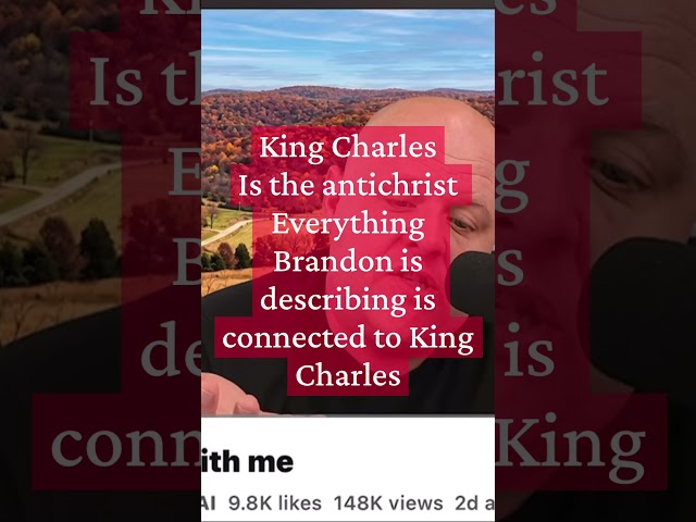 King Charles - ANTICHRIST - butterfly on painting ￼