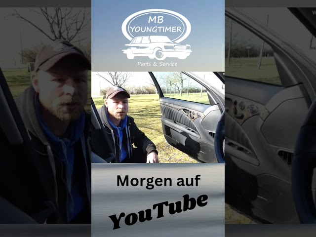 Mercedes E420CDI presentation timing costs tomorrow complete on YouTube #shorts MB Youngtimer