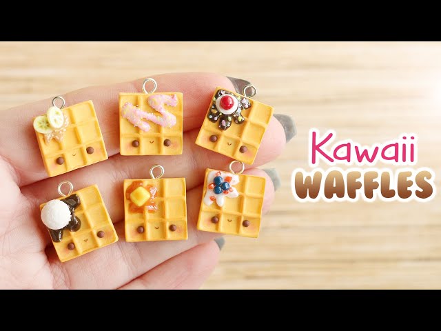 Kawaii Waffles │ Polymer Clay Tutorial