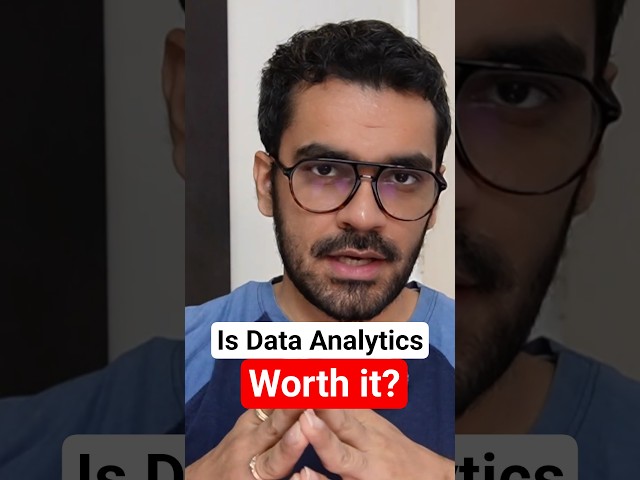 Don't take Data Analytics because...