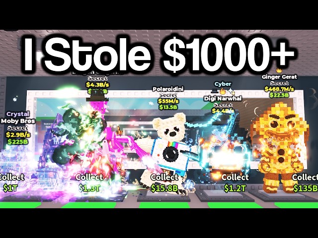 I Stole from Brainrot Sellers in Steal A Brainrot (Part 2)
