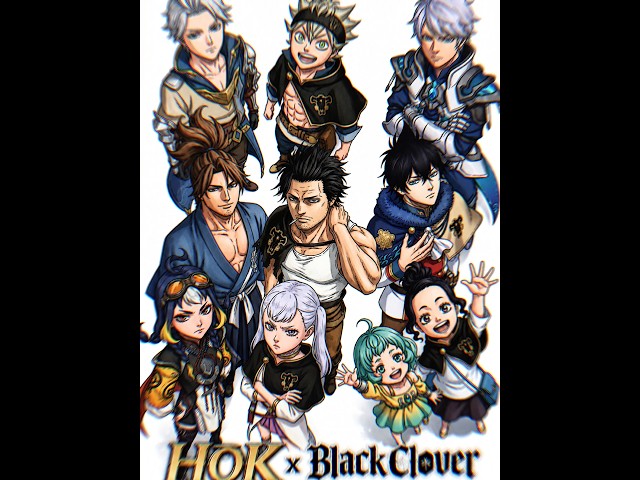 HOK × Black Clover Collab Skins — Fanmade Art! 🐉🔥 | Honor of Kings #shorts #fyp