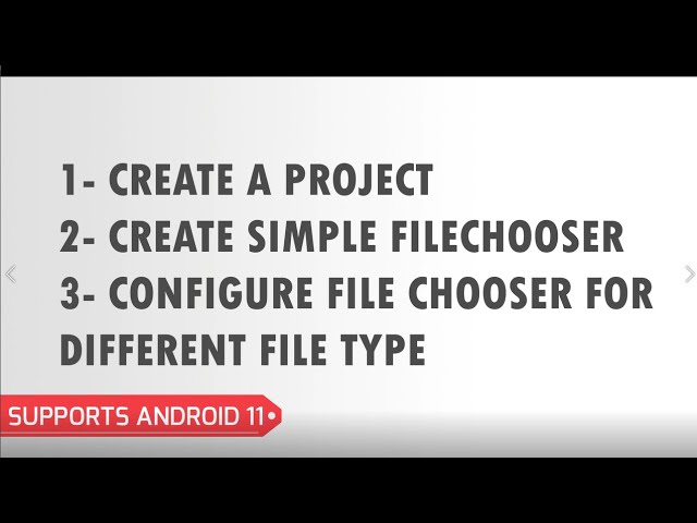 Android Tips: File chooser for android 11 supported/ startactivityforresult deprecated