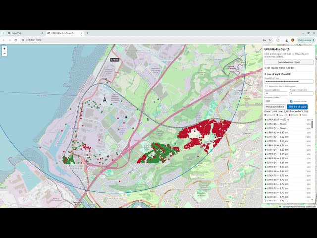 Build a wireless coverage planning tool in minutes using AI and the CloudRF API