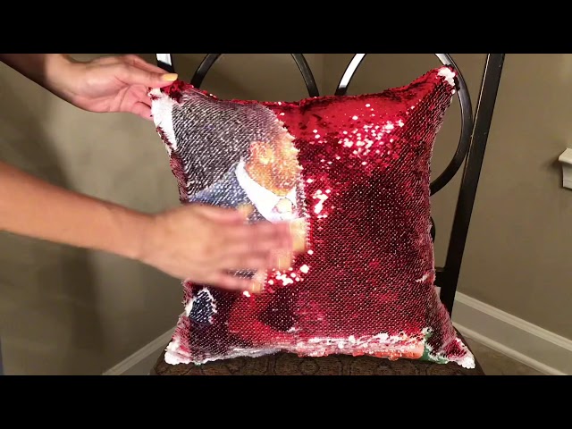 Photo Sequin Pillow