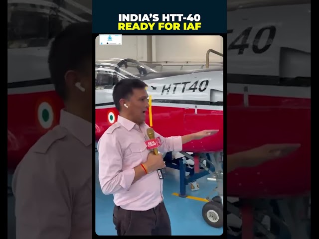 IAF’s Indigenous HTT-40 Trainer Aircraft Set For First Delivery