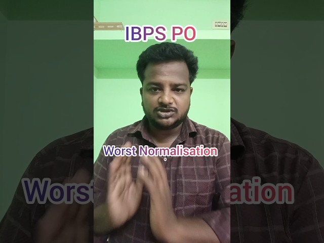 IBPS PO SCORE CARD OUT | WORST NORMALISATION EVER #ibpsposcorecard #Ibpspo