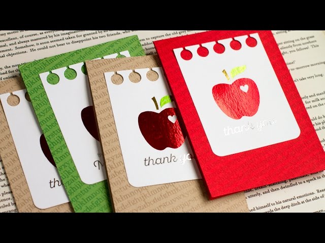 Multi-Color Foiling (Free Teacher Card Download)