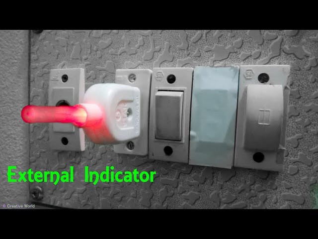 How To Make An External Indicator | Life Hacks - Very Useful