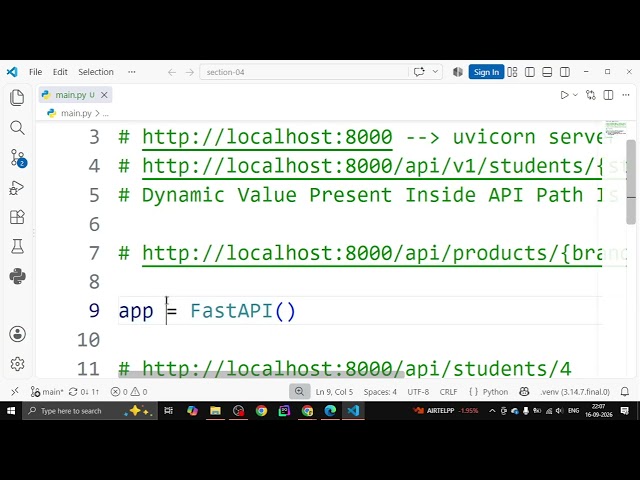 Path Variables in FastAPI | REST API with Path Parameters in Python | FastAPI Tutorial