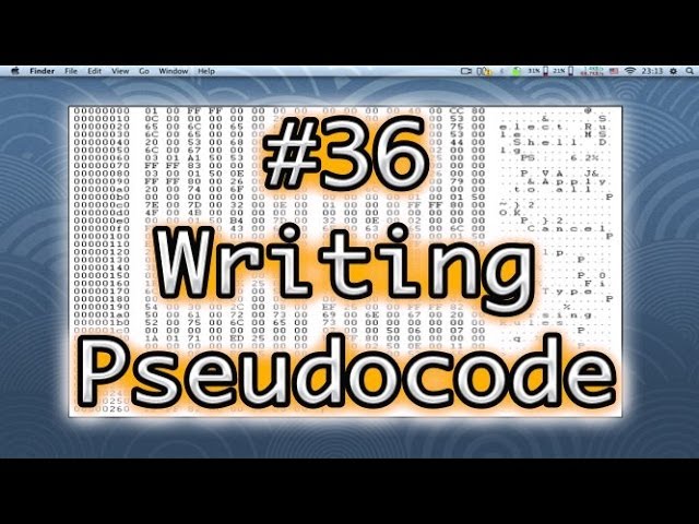 How to Write Pseudocode - Programming Basics #36