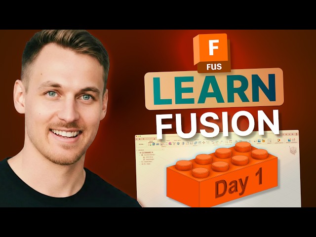 Day 1 of Learn Autodesk Fusion in 30 Days! (2026 EDITION)