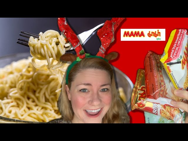 Mama Ramen Mukbang - Eating Like Veronica Wang