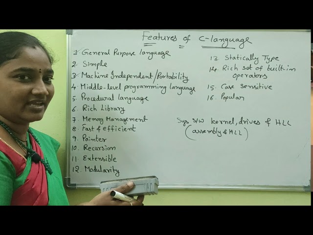 C-Language||Class-8|| Features of C-Language ||C Both in Telugu and English||Telugu Scit Tutorials