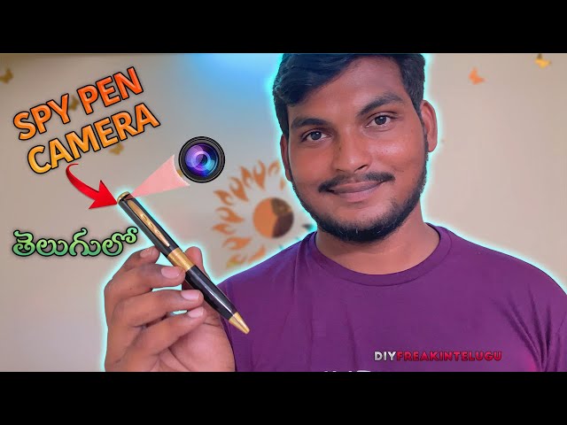 I Tested a Spy Pen Camera - DIYFreak in Telugu