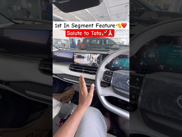 First In Segment 💥 New feature introduced in Tata Sierra EV Fortuner  bhi bekaar hai iske saamne😂