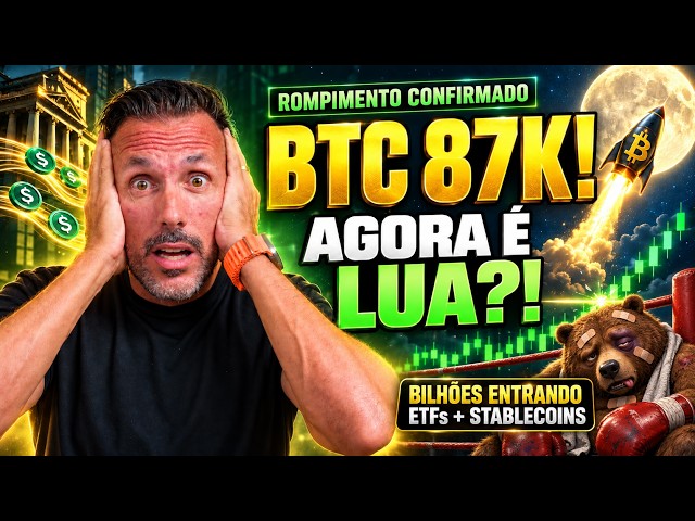 BTC CONFIRMA rompimento e TENDENCIA de ALTA!!! AGORA é LUA?!?!   | Hora do Brunch #1144