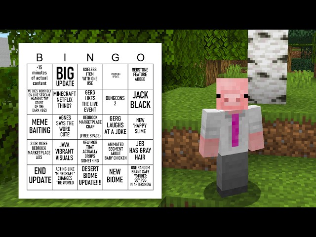 Minecraft Live Live BINGO! W/ @DashPum4