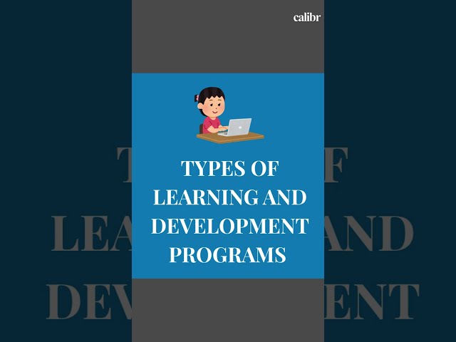 What are the different types of L&D programs (2026)