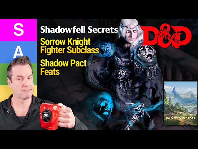 D&D 5.5e: Sorrow Knight and 3 Feats! - DDB Drops October 2026
