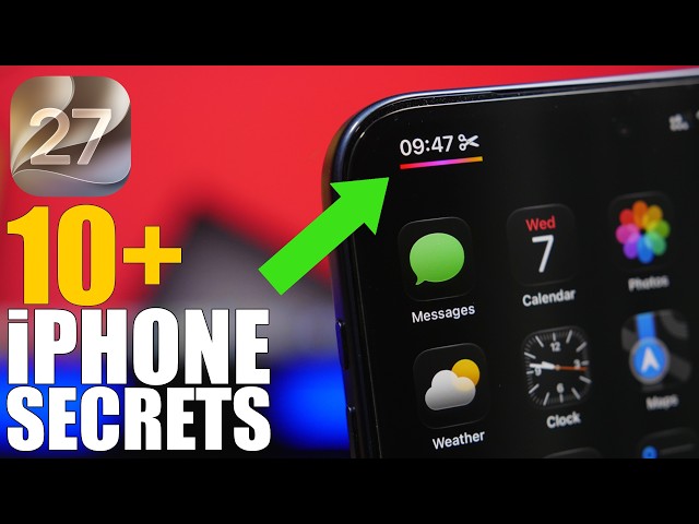 10 iPhone HIDDEN Features - iOS 27 Secrets !