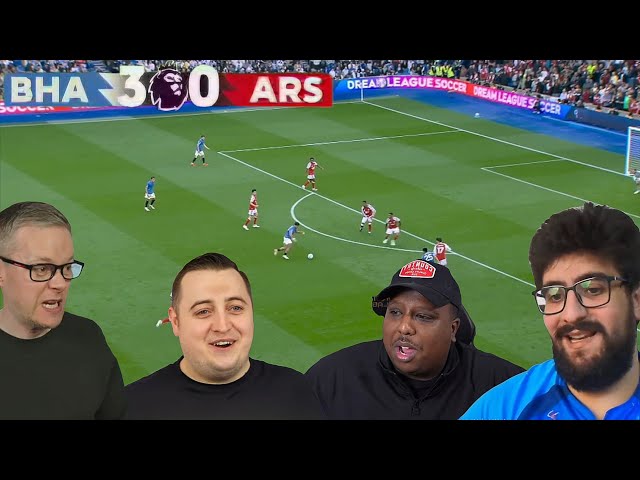 Brighton 3 - 0 Arsenal | Arsenal RIVALS AND HATERS ESTATIC Reactions!😂