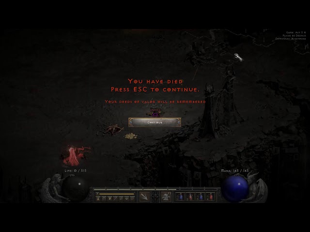 Diablo II: Resurrected - Hardcore Sorceress Nightmare - Live!