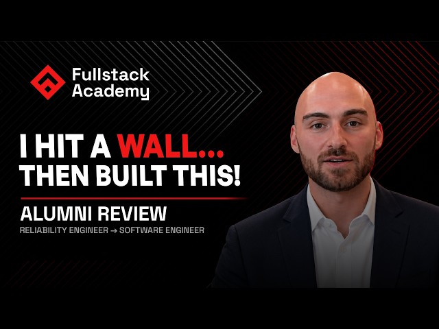 How Our Bootcamp Helped Tyler Land a Software Engineering Role | Fullstack Academy Reviews 2026