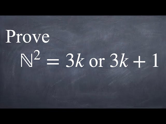 Algebraic Proof - A-level Mathematics