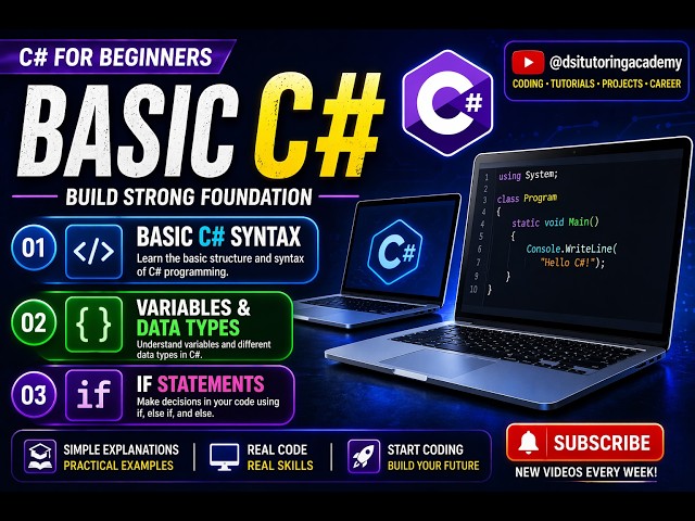C# - Lesson 01: C# for beginners