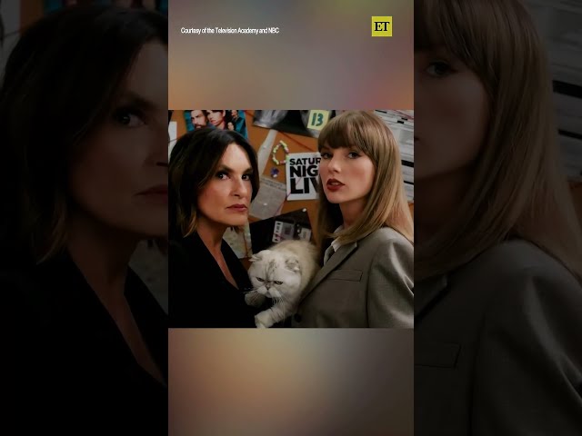 Taylor Swift and Olivia Benson teamed up to figure out whether Taylor would show up at the #Emmys.