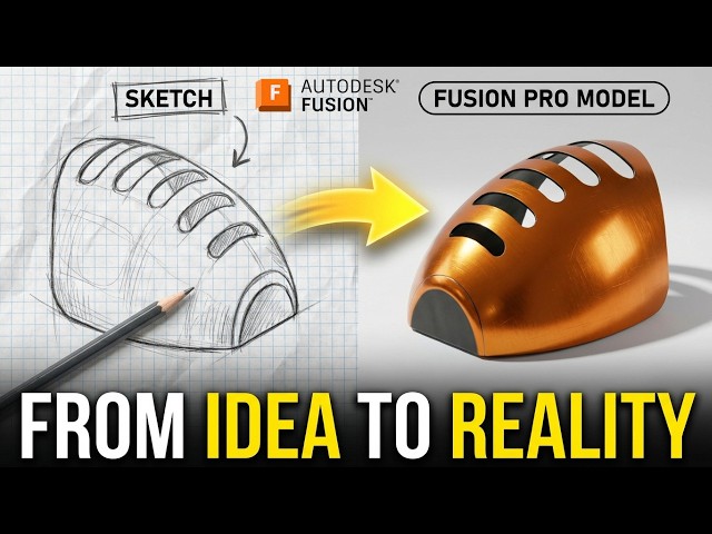 Fusion 360 Surface Practice Series – Exercise #1