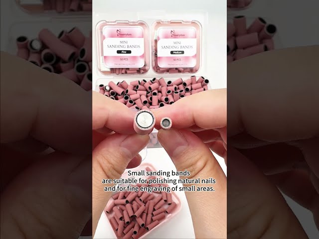 How do you choose the right grit for sanding bands❓🧐#sanding  #nailbits #sandingbands #nailtools