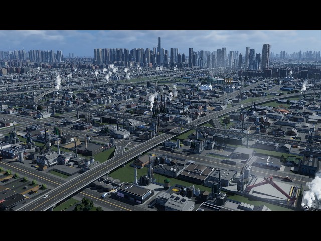 P13 Begin your first 500k population city | Airport Traffic Jam | Cities Skylines II