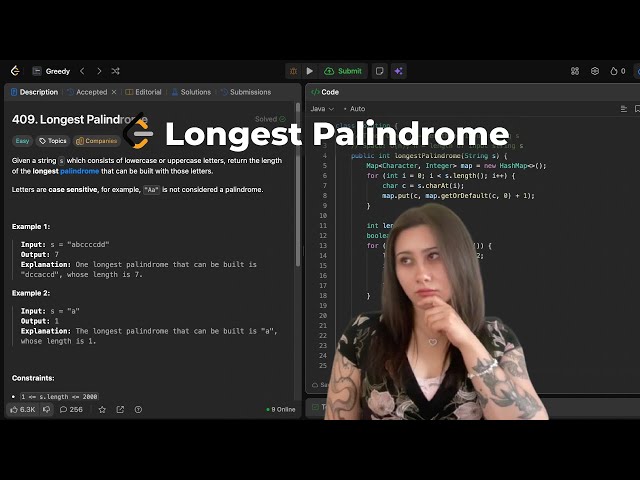 Longest Palindrome Leetcode - Java