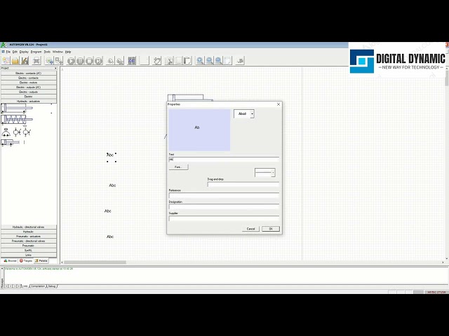 how to create hydraulic circuit in automgen8 / how to build hydraulic circuit using automgen8 ////