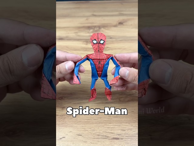 EPIC ORIGAMI SPIDER-MAN TUTORIAL FROM EASY ORIGAMI WORLD | DIY SPIDER-MAN FROM PAPER STEP BY STEP