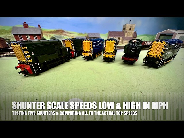 My SHUNTER MPH SCALE SPEEDS TESTED Slowest, Top & Comparing ALL To The Actual | ml107b