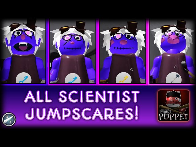 Roblox Puppet |🧪 ALL SCIENTIST JUMPSCARES! 🧪