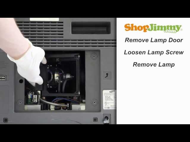 Samsung BP96-00608A Lamp Replacement Guide for DLP TV Repair
