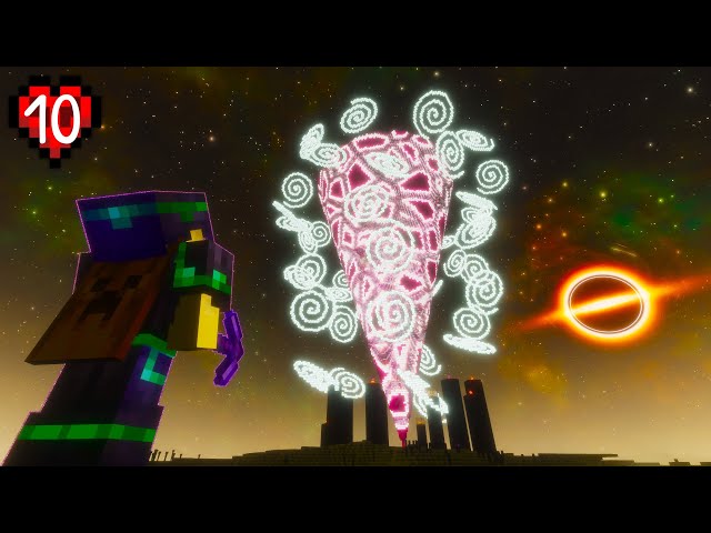 I Built The End VORTEX in Hardcore Minecraft!
