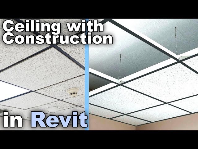 Ceiling with Construction in Revit Tutorial